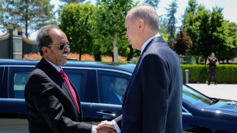 HASSAN SHEIKH ATTENDS TURKEY INAGURATION.