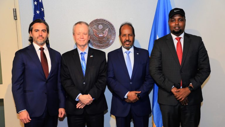 US AMBASSADOR LARRY ANDRE TRIBUTE TO SOMALIA UPON RETIREMENT.